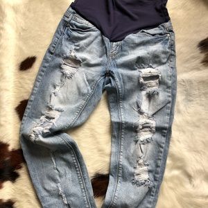 Pink Blush Maternity Jeans